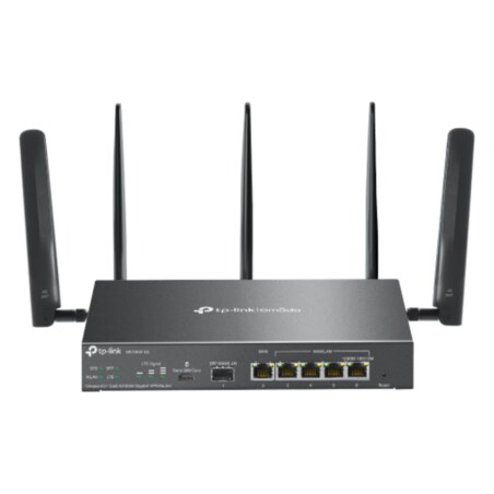 TP-Link Omada ER706W-4G router inalámbrico Gigabit Ethernet Doble banda (2,4 GHz / 5 GHz) Negro