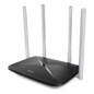 Mercusys AC12 router inalámbrico Ethernet rápido Doble banda (2,4 GHz / 5 GHz) Negro