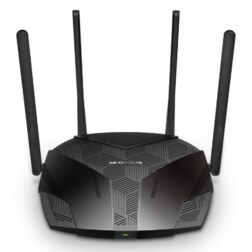 Mercusys MR80X router inalámbrico Gigabit Ethernet Doble banda (2,4 GHz / 5 GHz) Negro