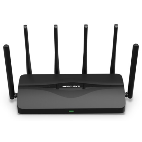 Mercusys MR47BE router inalámbrico 2.5 Gigabit Ethernet Tribanda (2.4 GHz / 5 GHz / 6 GHz) Negro
