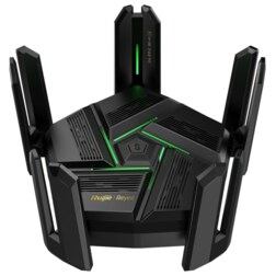 Ruijie Networks RG-EW7200BE PRO router inalámbrico Doble banda (2,4 GHz / 5 GHz) Negro