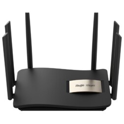 Ruijie Networks RG-EW1200G PRO router inalámbrico Gigabit Ethernet Doble banda (2,4 GHz / 5 GHz) Negro