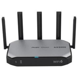Ruijie Networks RG-EG105GW-X router inalámbrico Gigabit Ethernet Doble banda (2,4 GHz / 5 GHz) Negro, Gris
