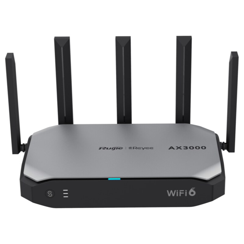 Ruijie Networks RG-EG105GW-X router inalámbrico Gigabit Ethernet Doble banda (2,4 GHz / 5 GHz) Negro, Gris