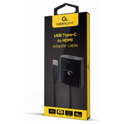Gembird A-CM-HDMIF-04 Adaptador gráfico USB Negro