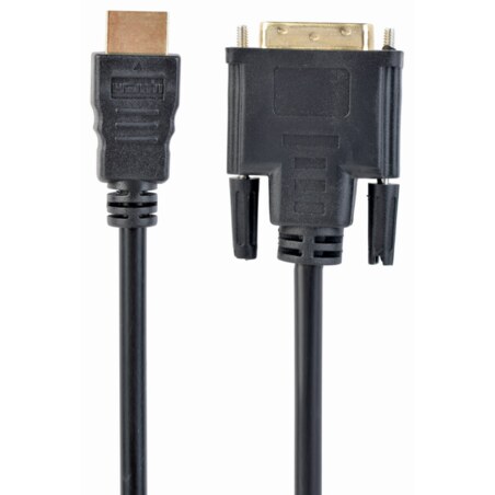 Gembird 5m, HDMI/DVI, M/M DVI-D Negro