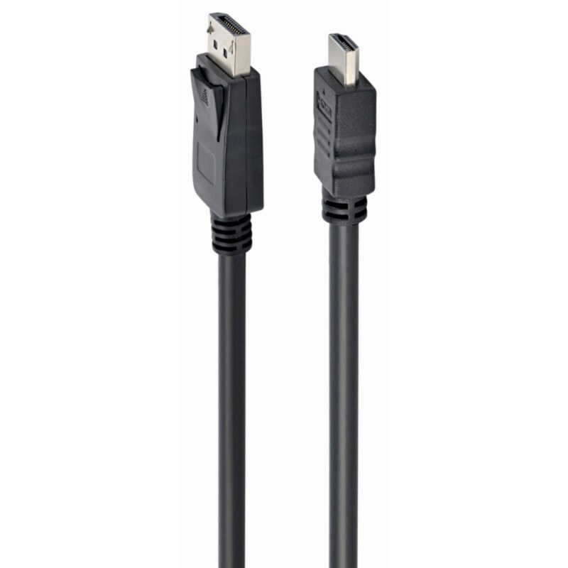 Gembird DisplayPort - HDMI, 3m HDMI tipo A (Estándar) Negro