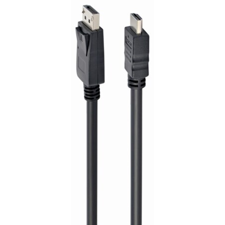 Gembird DisplayPort - HDMI, 3m HDMI tipo A (Estándar) Negro
