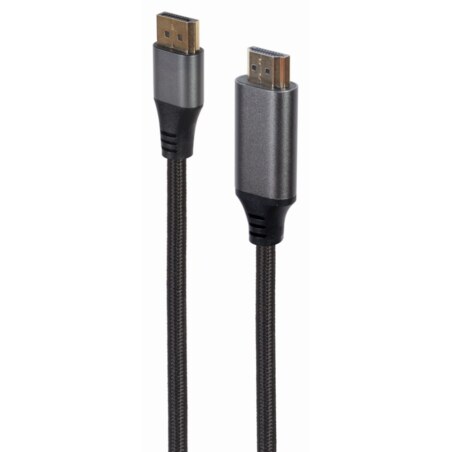 Gembird CC-DP-HDMI-4K-6 adaptador de cable de vídeo 1,8 m DisplayPort HDMI tipo A (Estándar) Negro