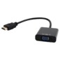 Gembird A-HDMI-VGA-03 adaptador de cable de vídeo 0,15 m HDMI tipo A (Estándar) VGA (D-Sub) Negro