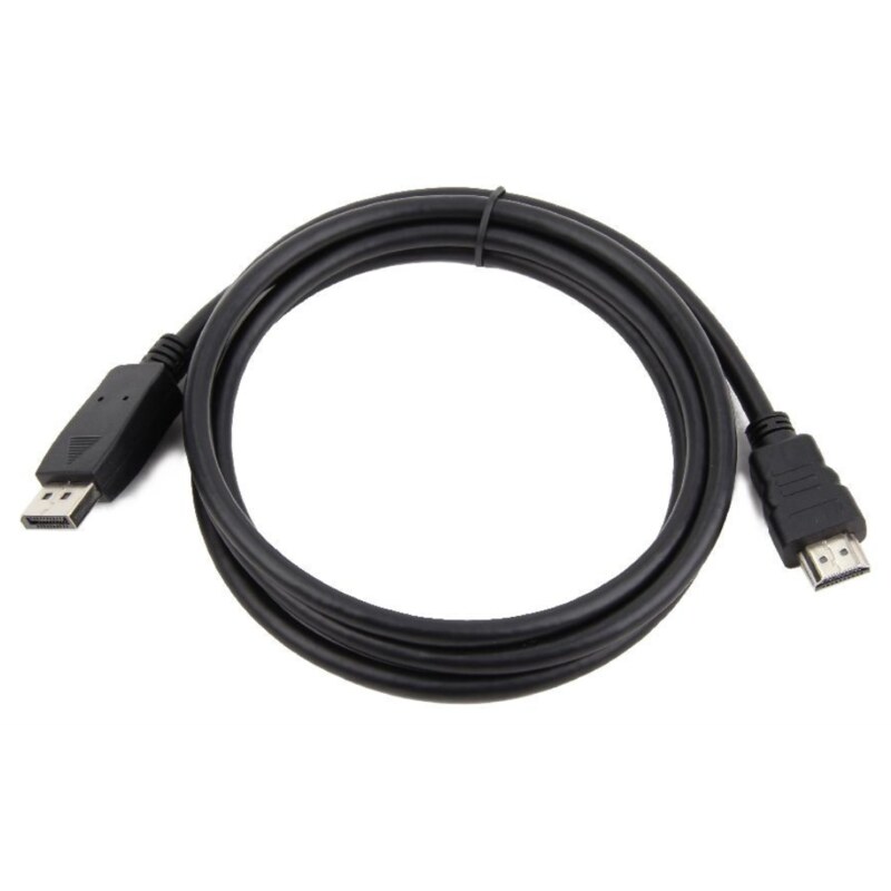 Gembird DisplayPort - HDMI, 1.8m 1,8 m HDMI tipo A (Estándar) Negro