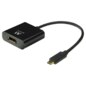 Ewent EW9825 adaptador de cable de vídeo 0,15 m USB Tipo C DisplayPort Negro