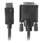 Lanberg CA-DPDV-10CU-0018-BK adaptador de cable de vídeo 1,8 m DisplayPort DVI-D Negro