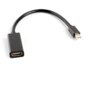 Lanberg AD-0005-BK adaptador de cable de vídeo 0,2 m Mini DisplayPort HDMI tipo A (Estándar) Negro