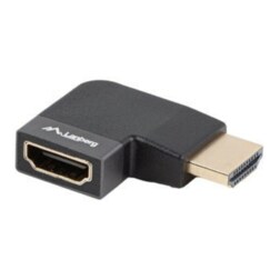Lanberg AD-HDMI-10 adaptador de cable de vídeo HDMI tipo A (Estándar) Negro, Plata