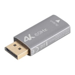 Lanberg AD-DP-HD-01 adaptador de cable de vídeo 0 m HDMI tipo A (Estándar) DisplayPort Plata
