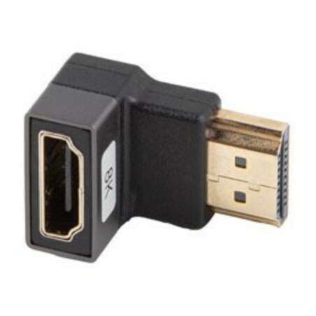 Lanberg AD-HDMI-07 adaptador de cable de vídeo HDMI tipo A (Estándar) Negro, Plata