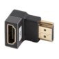 Lanberg AD-HDMI-07 adaptador de cable de vídeo HDMI tipo A (Estándar) Negro, Plata