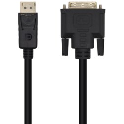 AISENS Cable Conversor DisplayPort A DVI, DP/M-DVI/M, Negro, 3.0m