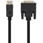 AISENS Cable Conversor DisplayPort A DVI, DP/M-DVI/M, Negro, 3.0m