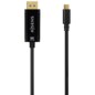 AISENS Cable Conversor USB-C a Displayport 8K@60Hz, USB-C/M-DP/M, Negro, 0.8M
