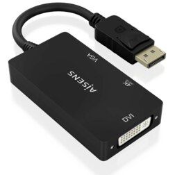 AISENS A125-0861 adaptador de cable de vídeo 0,15 m VGA + HDMI + DVI