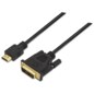 AISENS A117-0090 adaptador de cable de vídeo 1,8 m HDMI tipo A (Estándar) DVI 18+1 Negro