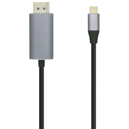 AISENS Cable conversor USB-C a Displayport 4K@60HZ, USB-C/M-DP/M, Negro, 0.8m