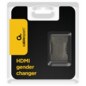 Gembird A-HDMI-FF cambiador de género para cable Negro
