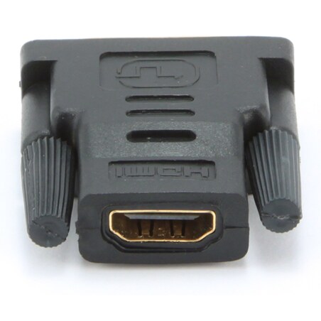 Gembird A-HDMI-DVI-2 cambiador de género para cable Negro