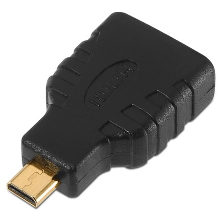 AISENS A121-0125 cambiador de género para cable HDMI Micro HDMI Negro