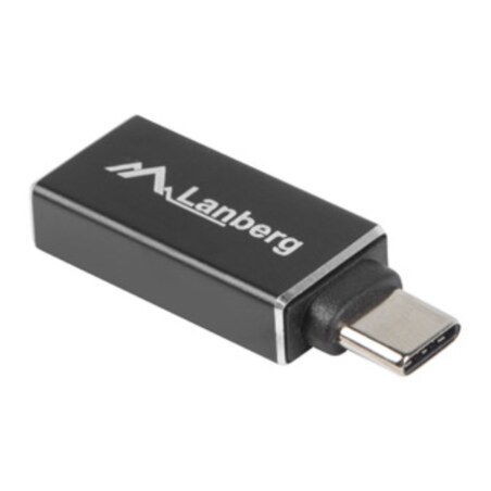 Lanberg AD-UC-UA-02 cambiador de género para cable USB 3.0 Type C USB 3.0 Type A Negro