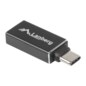 Lanberg AD-UC-UA-02 cambiador de género para cable USB 3.0 Type C USB 3.0 Type A Negro
