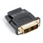 Lanberg AD-0013-BK cambiador de género para cable HDMI DVI-D 18+1 Single Link Negro