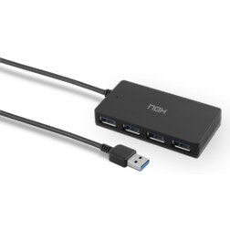 NOX Lite Hub One USB 3.2 Gen 1 (3.1 Gen 1) Type-A 10 Mbit/s Negro