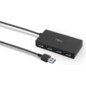 NOX Lite Hub One USB 3.2 Gen 1 (3.1 Gen 1) Type-A 10 Mbit/s Negro