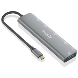 AISENS A109-0857 hub de interfaz USB 3.2 Gen 1 (3.1 Gen 1) Type-C 5 Mbit/s