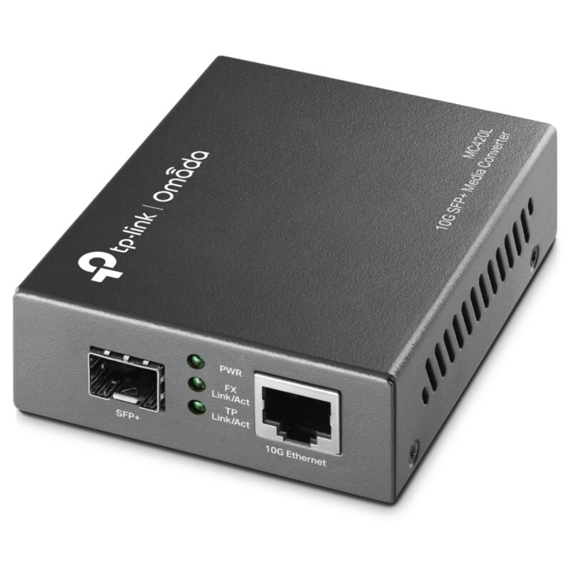 TP-Link Omada MC420L convertidor de medio 10000 Mbit/s Multimodo, Monomodo Negro
