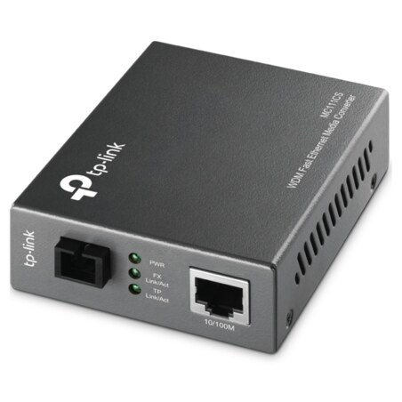 TP-Link MC111CS convertidor de medio 1000 Mbit/s 1550 nm Monomodo Negro