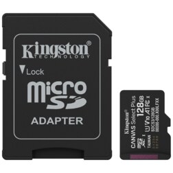 Kingston Technology 128GB microSDXC Canvas Select Plus Gen3 150MB/s A1 (Incluye adaptador de SD)