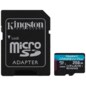 Kingston Technology Tarjeta microSDXC Canvas Go Plus Gen4 de 256 GB, 200 MB/s, A2 U3 V30 y adaptador