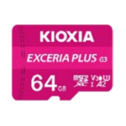 Kioxia EXCERIA PLUS G3 64 GB MicroSDXC UHS-I Clase 10
