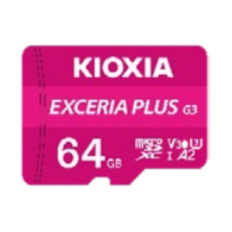 Kioxia EXCERIA PLUS G3 64 GB MicroSDXC UHS-I Clase 10