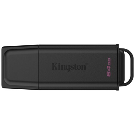 Kingston Technology DataTraveler 64GB Portátil USB 3.2 Gen 1 Exodia Negro