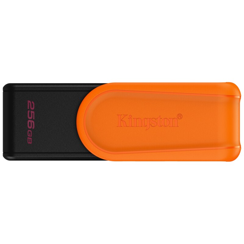 Kingston Technology DataTraveler 256GB Portable USB 3.2 Gen 1 Exodia S (Black/Orange)