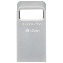 Kingston Technology DataTraveler 64GB Micro 200MB/s Metal USB 3.2 Gen 1
