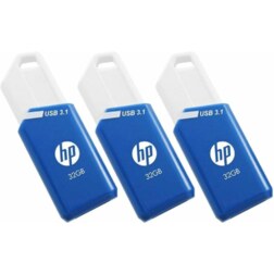 HP x755w Triple Pack unidad flash USB 32 GB USB tipo A 3.2 Gen 1 (3.1 Gen 1) Azul, Blanco