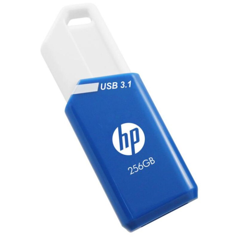HP x755w unidad flash USB 256 GB USB tipo A 3.2 Gen 1 (3.1 Gen 1) Azul, Blanco