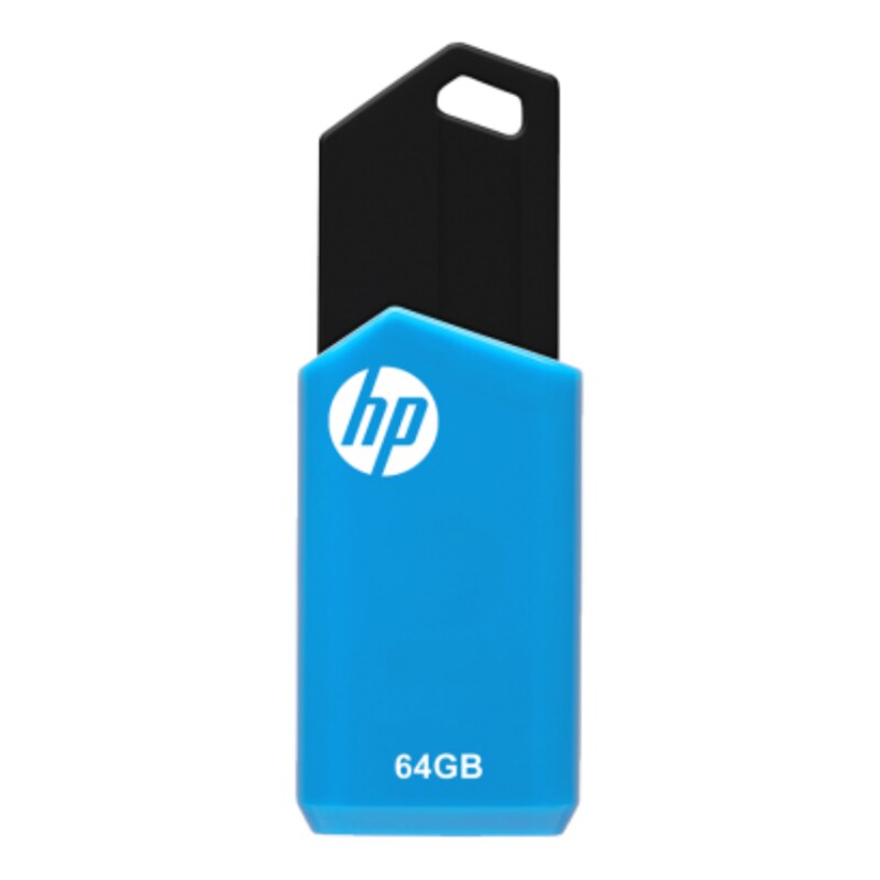 HP v150w unidad flash USB 64 GB USB tipo A 2.0 Negro, Azul