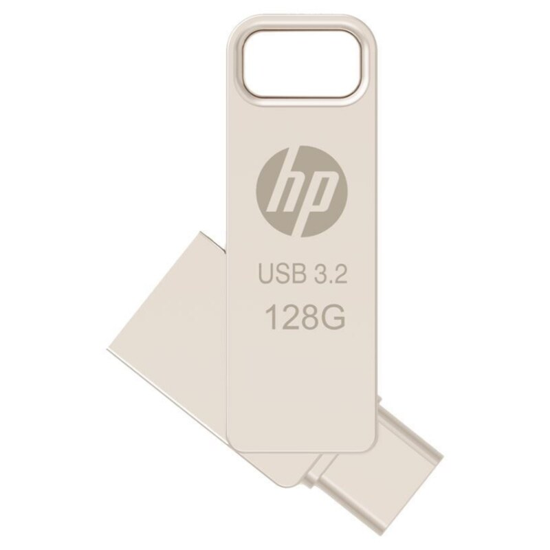 PNY HP x206C unidad flash USB 128 GB USB Type-A / USB Type-C 3.2 Gen 1 (3.1 Gen 1) Plata